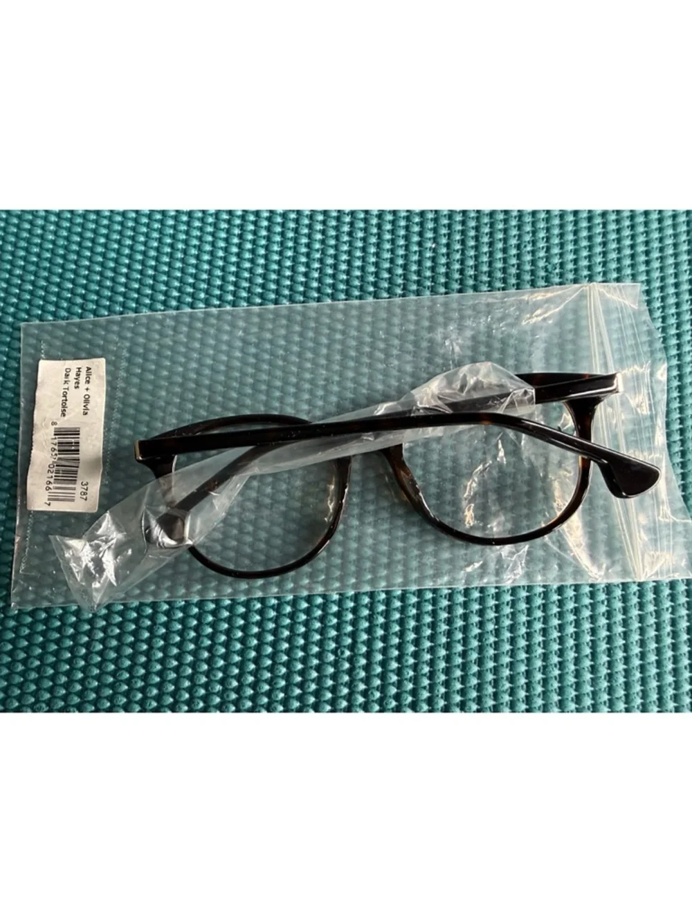 Alice + Olivia Hayes Dark Brown Tortoise Glasses